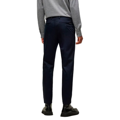 Dark Blue - Back - Boss Mens T-Kaiton Slim Trousers