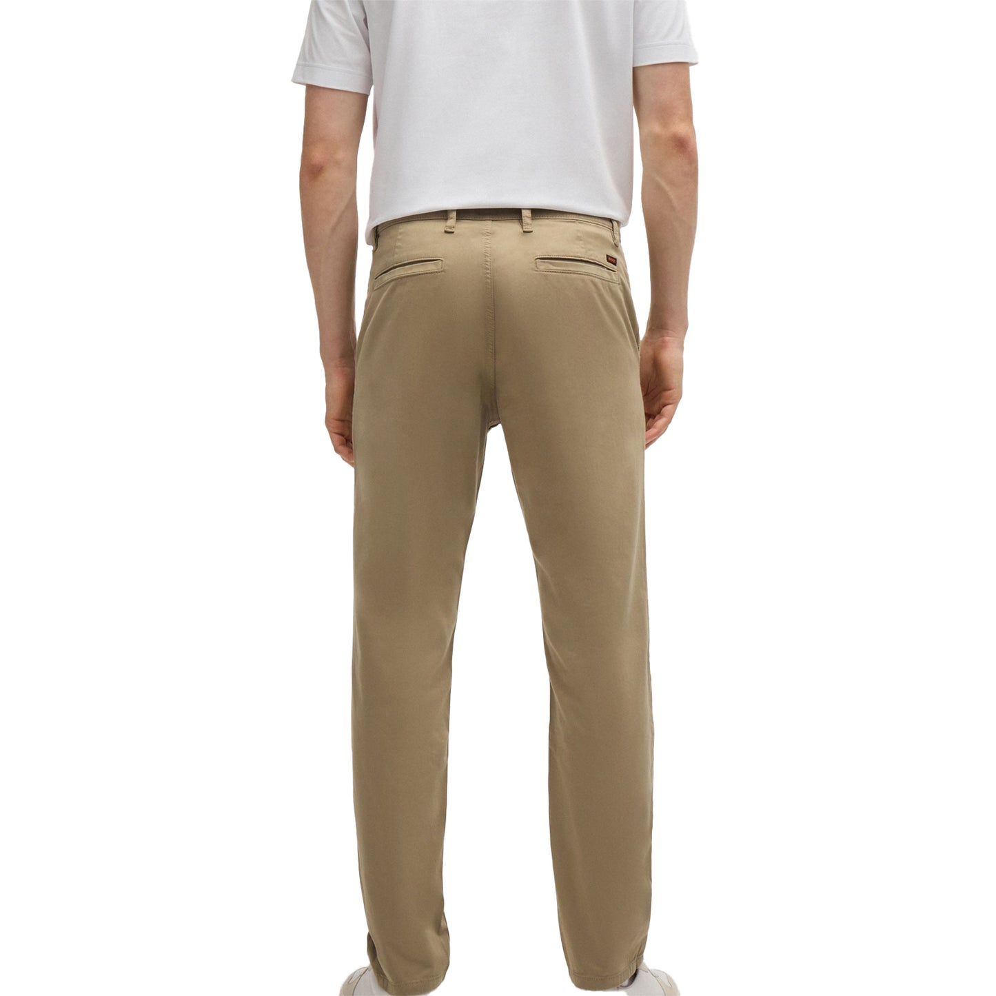 Brown - Back - Boss Mens Schino Taber 1 Tapered Trousers