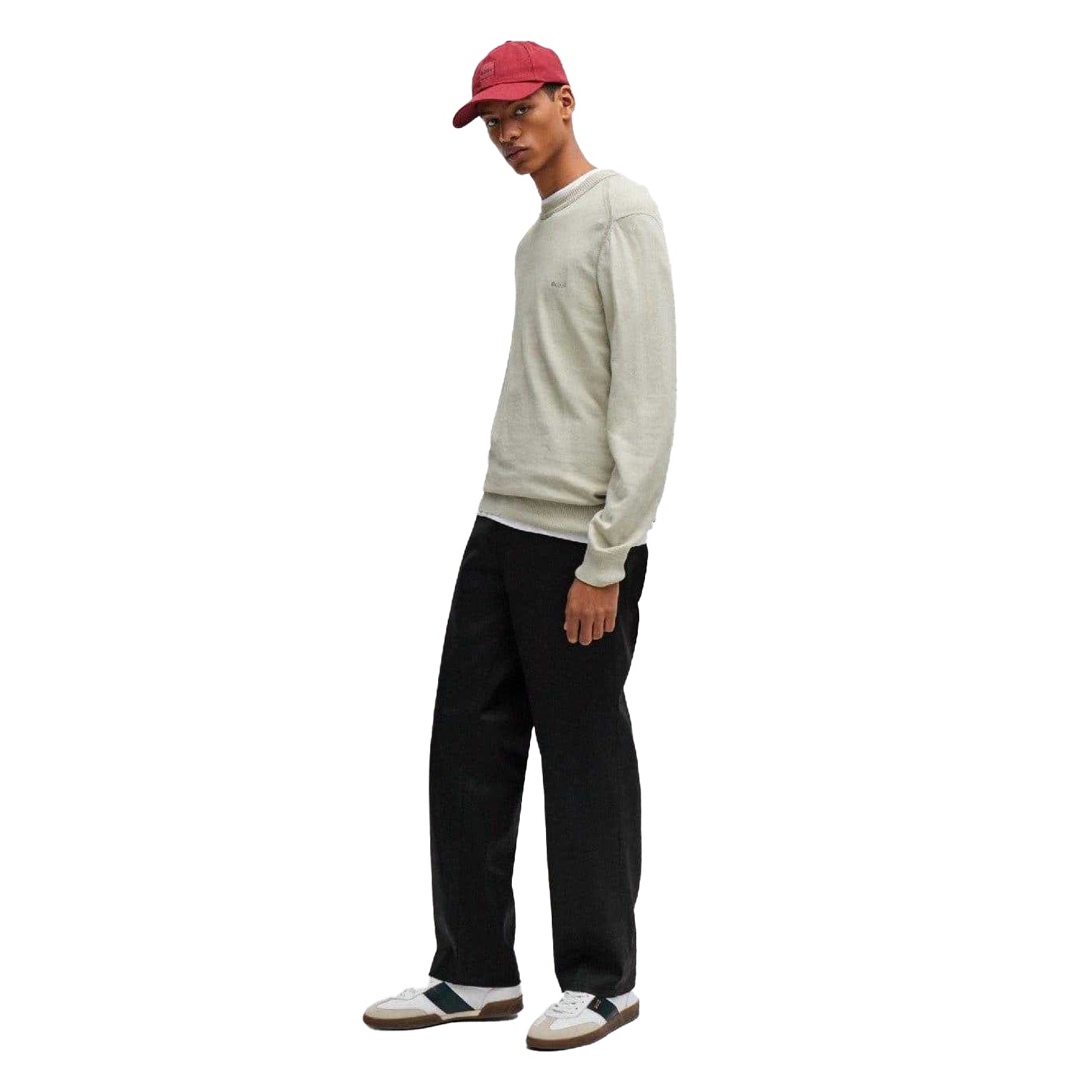 Black - Lifestyle - Boss Mens Statum Straight Trousers