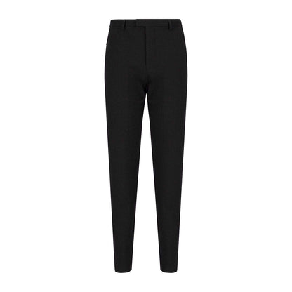 Black - Front - Emporio Armani Mens Trousers