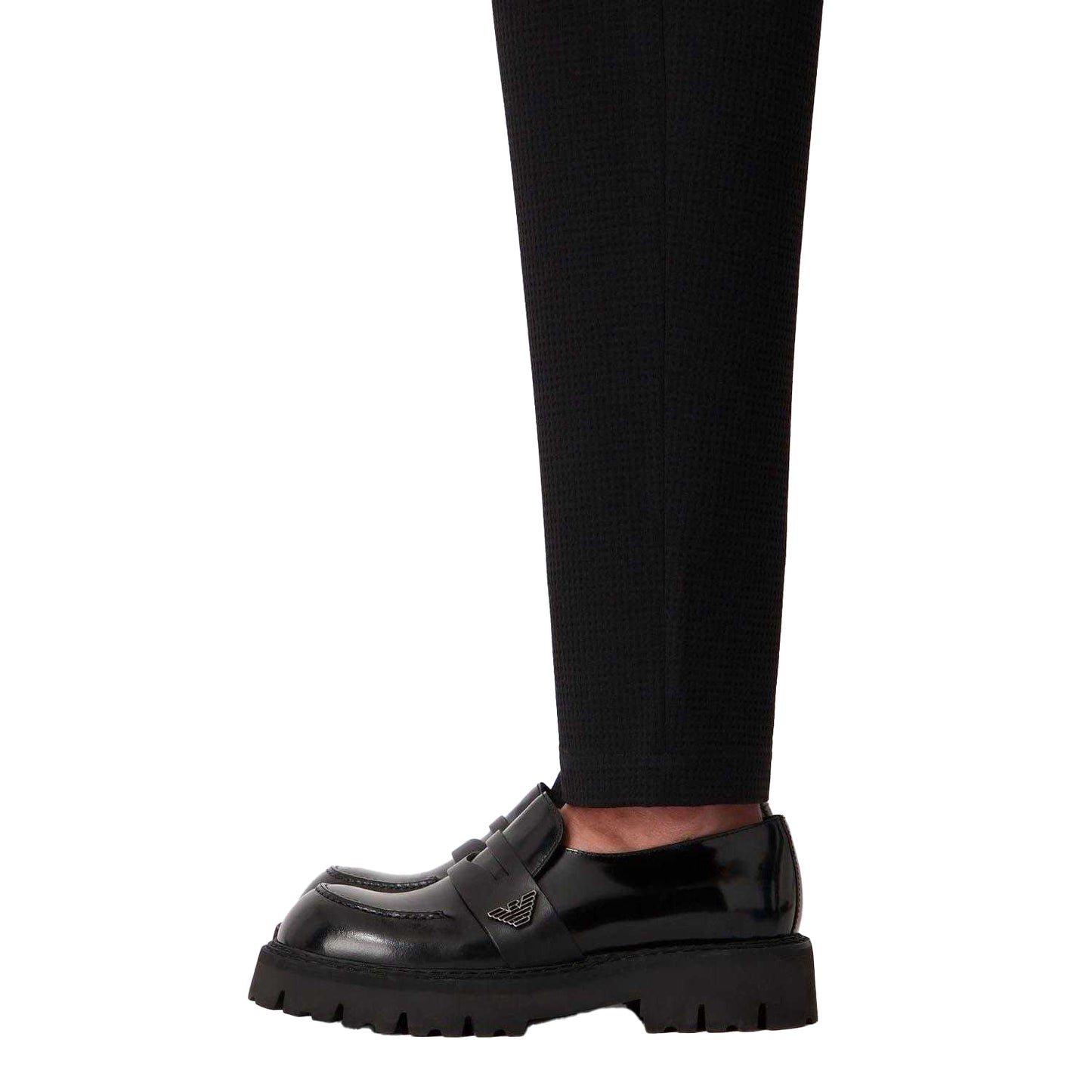 Black - Back - Emporio Armani Mens Trousers