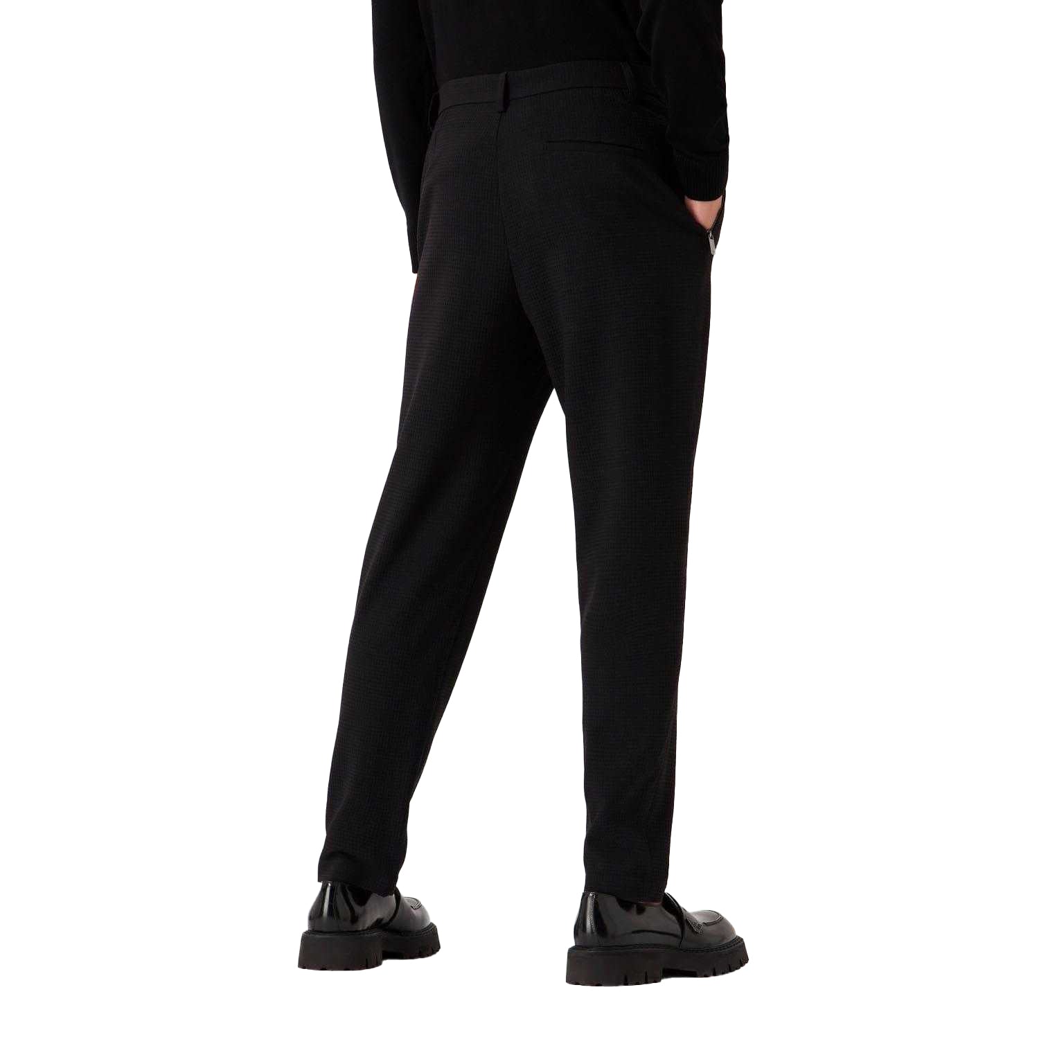 Black - Lifestyle - Emporio Armani Mens Trousers