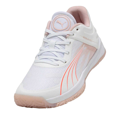 White-Yellow - Front - Puma Unisex Adult Accelerate Turbo Trainers