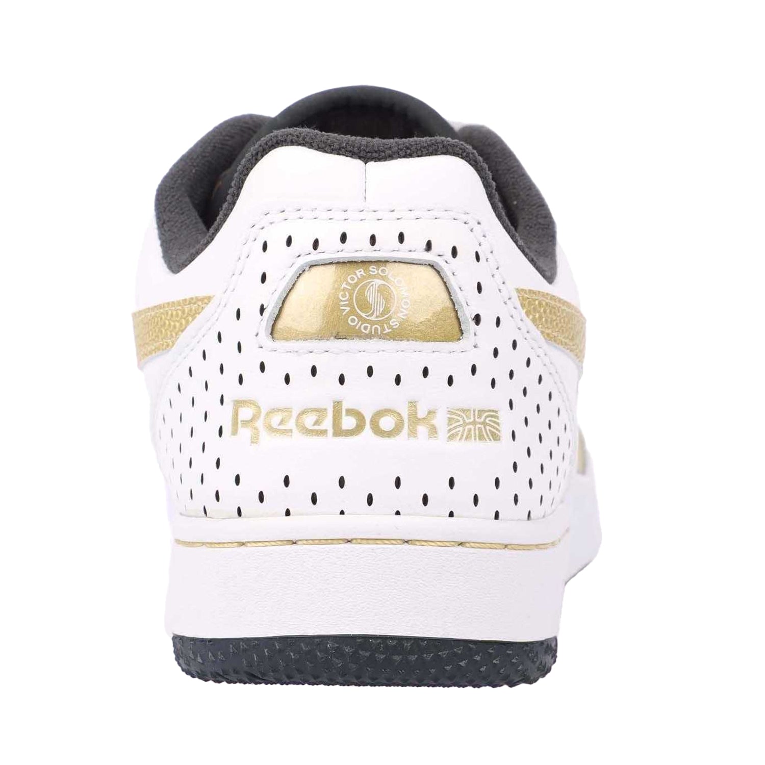 White Gold - Close up - Reebok Womens-Ladies BB 4000 II Leather Trainers