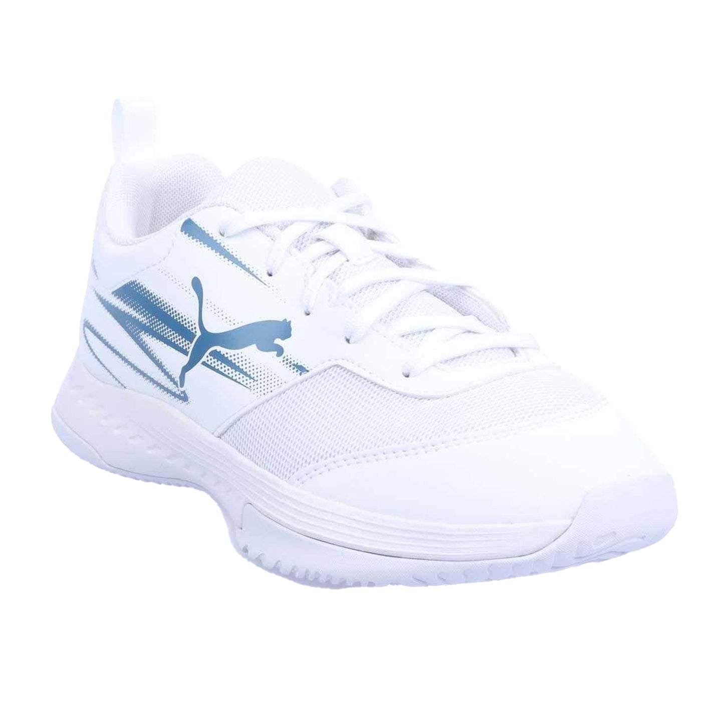 White - Front - Puma Childrens-Kids Varion II Trainers