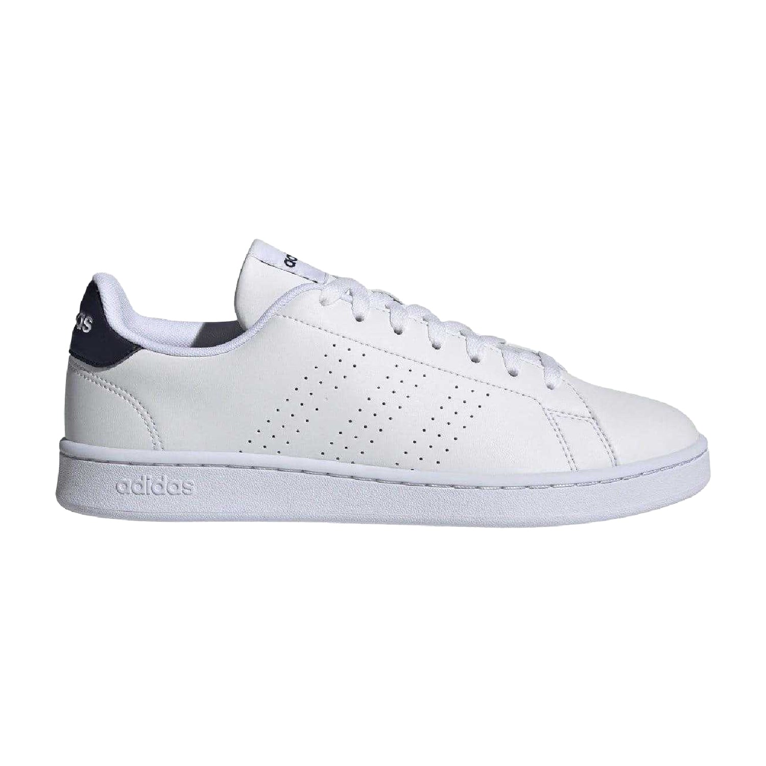 White-Navy - Back - Adidas Unisex Adult Advantage Trainers