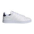 White-Navy - Back - Adidas Unisex Adult Advantage Trainers