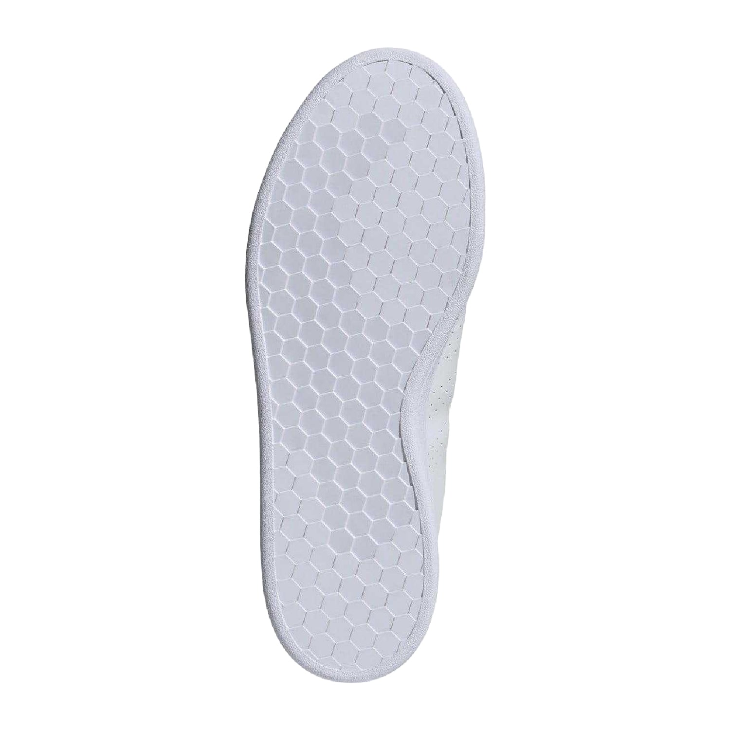 White-Navy - Pack Shot - Adidas Unisex Adult Advantage Trainers