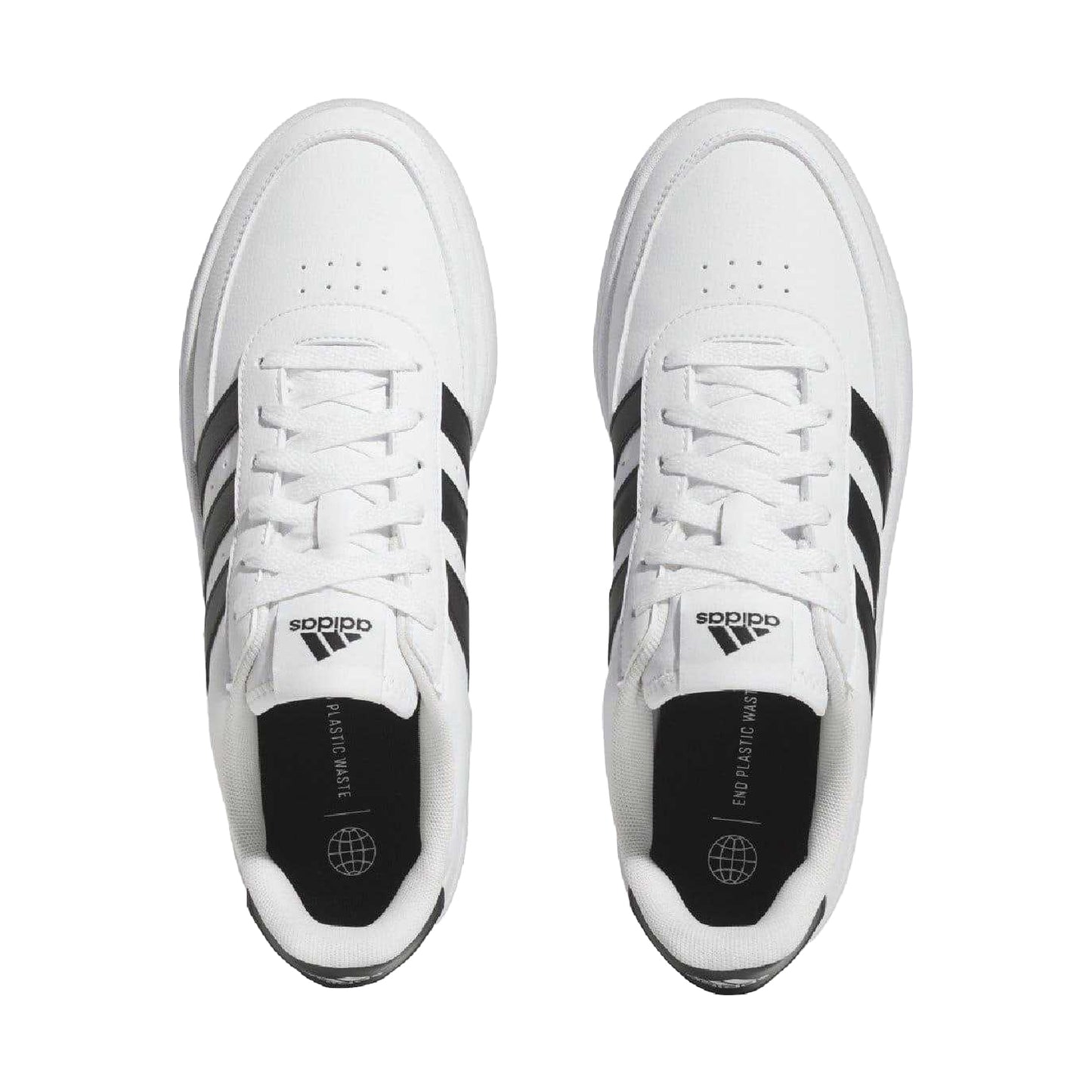 White - Side - Adidas Mens Breaknet 2.0 Trainers