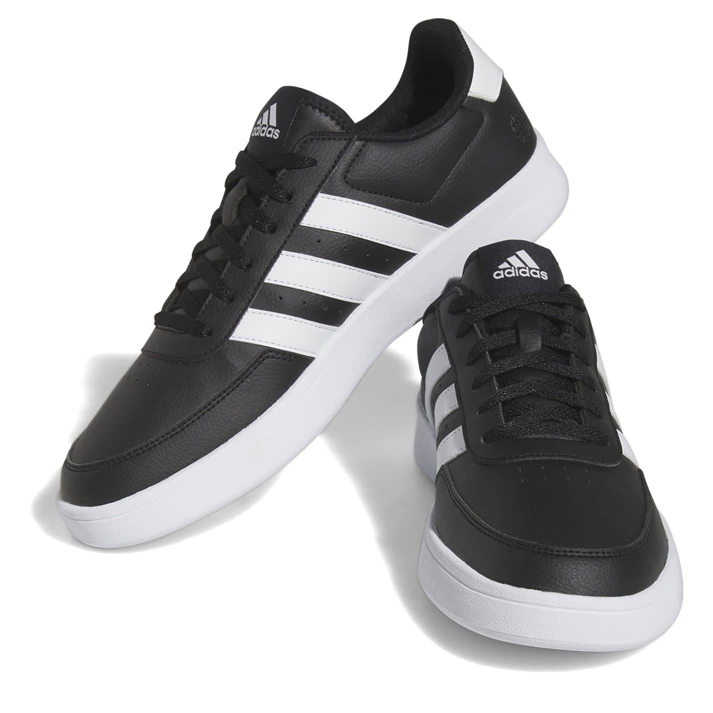 Black - Side - Adidas Mens Breaknet 2.0 Trainers