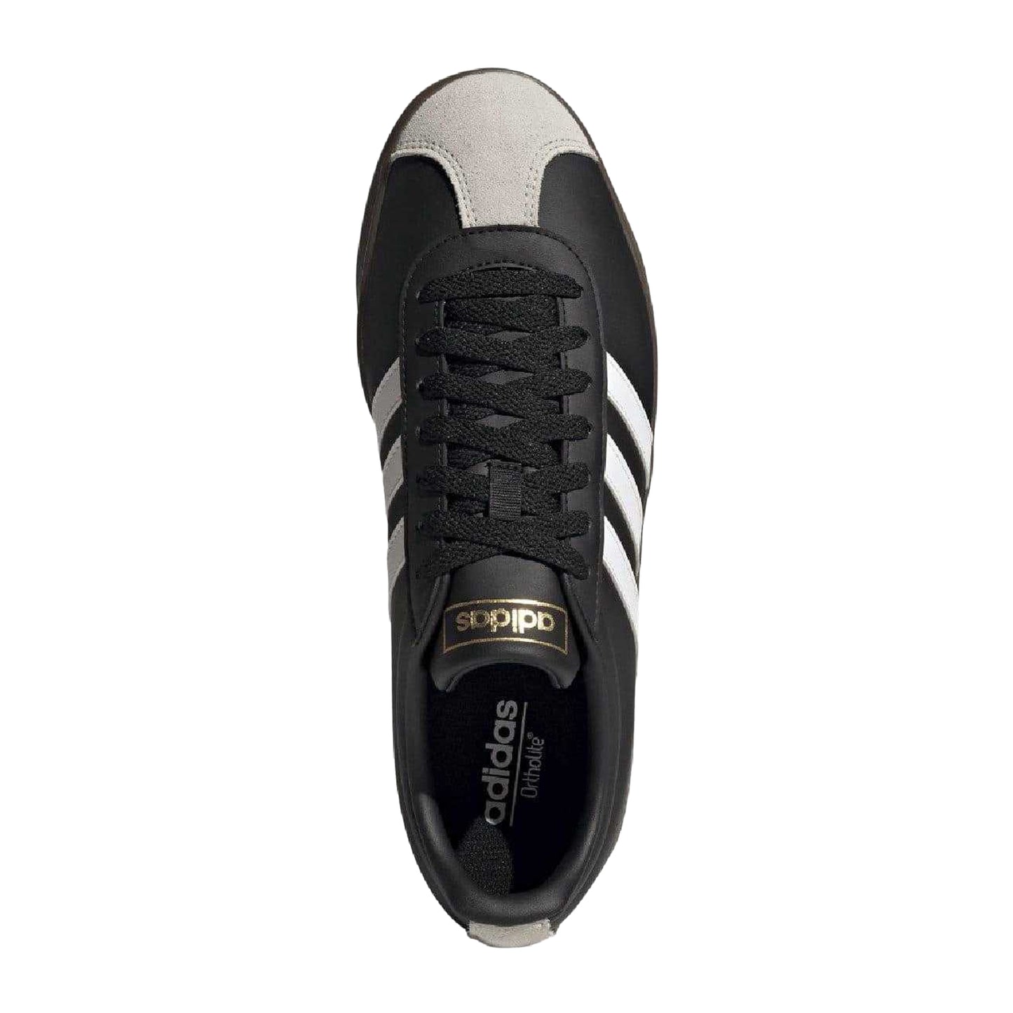 Black - Lifestyle - Adidas Unisex Adult VL Court 2.0 Suede Trainers