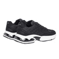 Navy - Back - Mallet Mens Neptune Leather Trainers