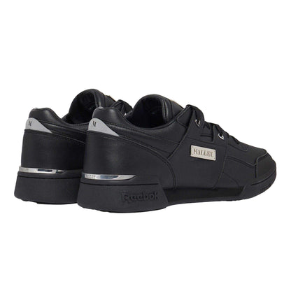 Black - Back - Mallet Mens Workout Reebok Leather Trainers