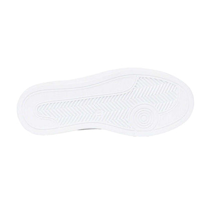 Black-White - Side - Mallet Childrens-Kids Bentham Leather Trainers