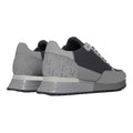 Grey-Black - Back - Mallet Unisex Adult Popham Suede Trainers