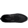 Black - Back - Mallet Mens Diver Lite Leather Trainers