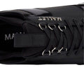 Black - Side - Mallet Mens Diver Lite Leather Trainers