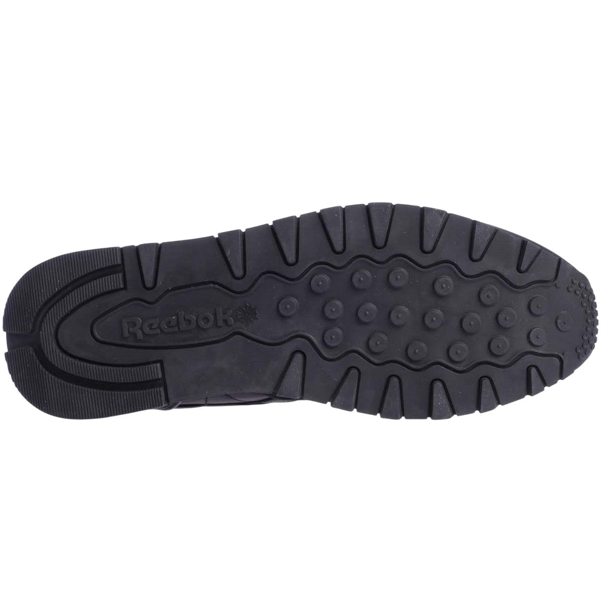 Black - Side - Mallet Mens Classic Reebok Leather Trainers