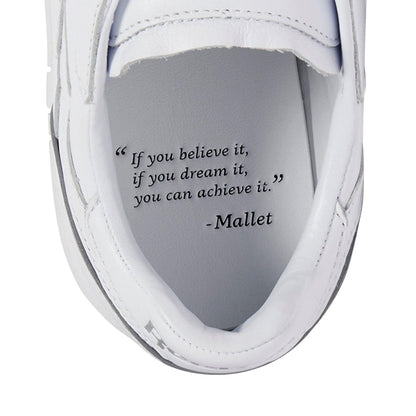 White - Lifestyle - Mallet Mens Classic Reebok Leather Trainers