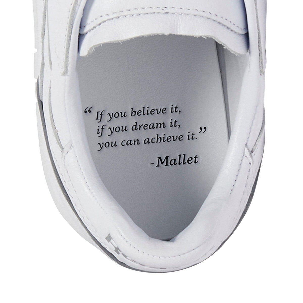 White - Lifestyle - Mallet Mens Classic Reebok Leather Trainers