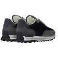 Charcoal - Back - Mallet Mens Caledonian Leather Trainers