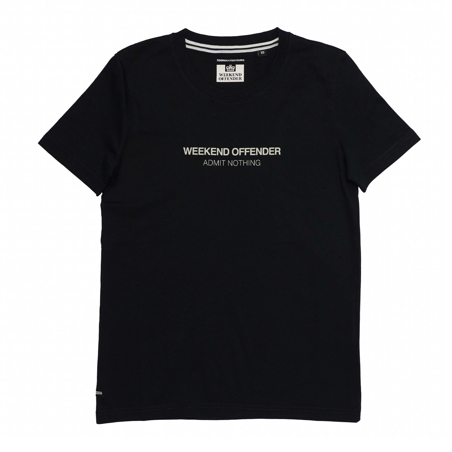 Navy - Front - Weekend Offender Childrens-Kids Steinback T-Shirt