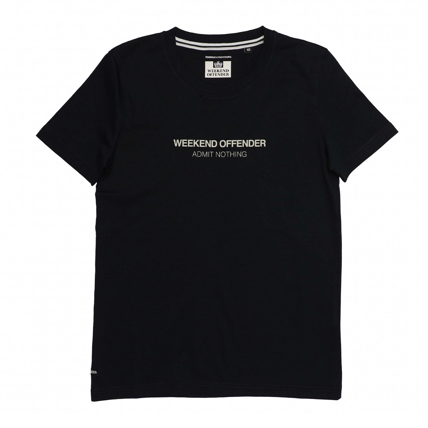 Navy - Front - Weekend Offender Childrens-Kids Steinback T-Shirt
