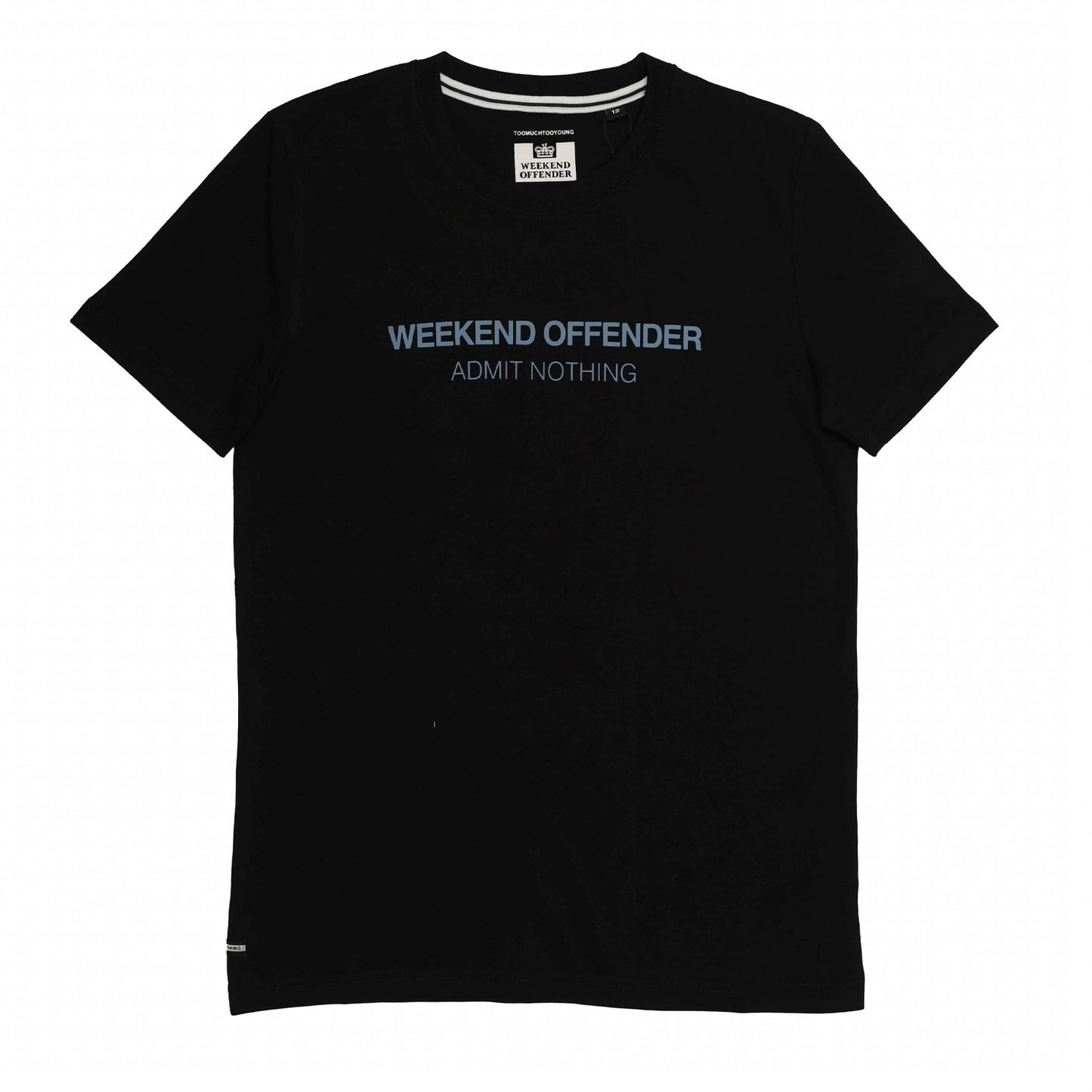 Black - Front - Weekend Offender Childrens-Kids Steinback T-Shirt