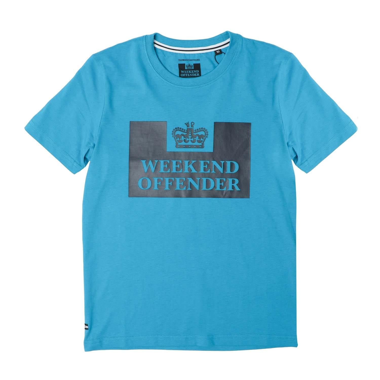 Navy - Front - Weekend Offender Childrens-Kids McMoney T-Shirt