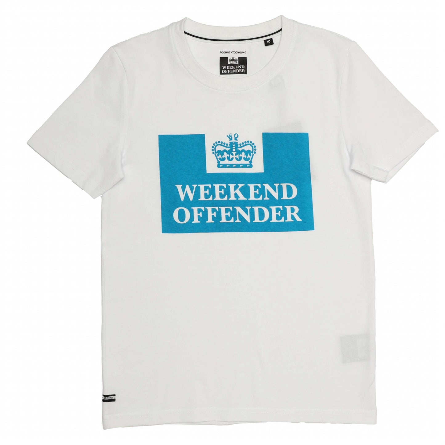 White - Front - Weekend Offender Childrens-Kids McMoney T-Shirt