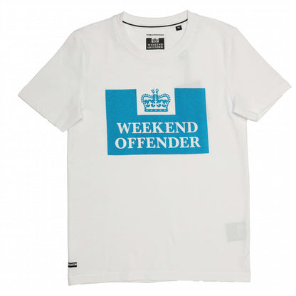 White - Front - Weekend Offender Childrens-Kids McMoney T-Shirt