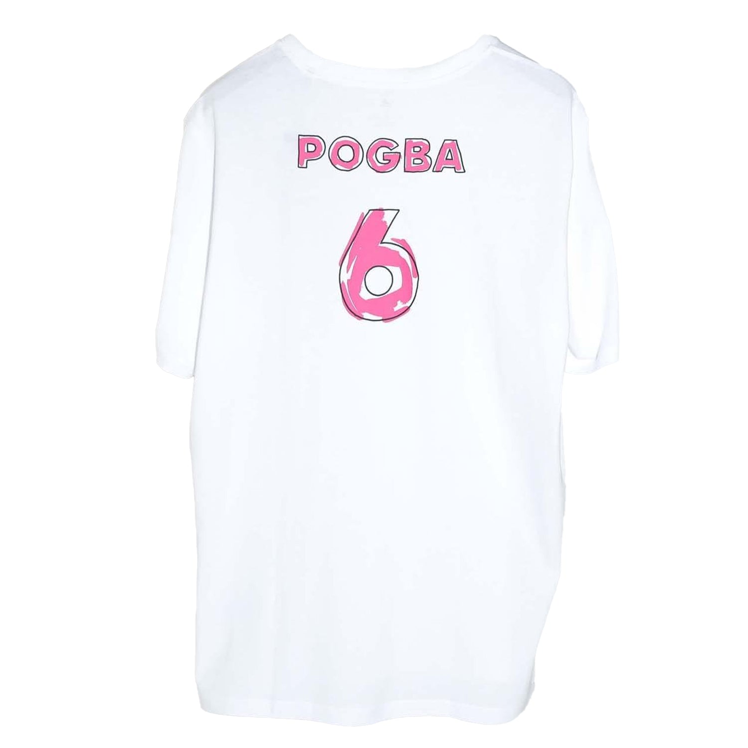 White - Back - Adidas Mens Pogba Icon T-Shirt