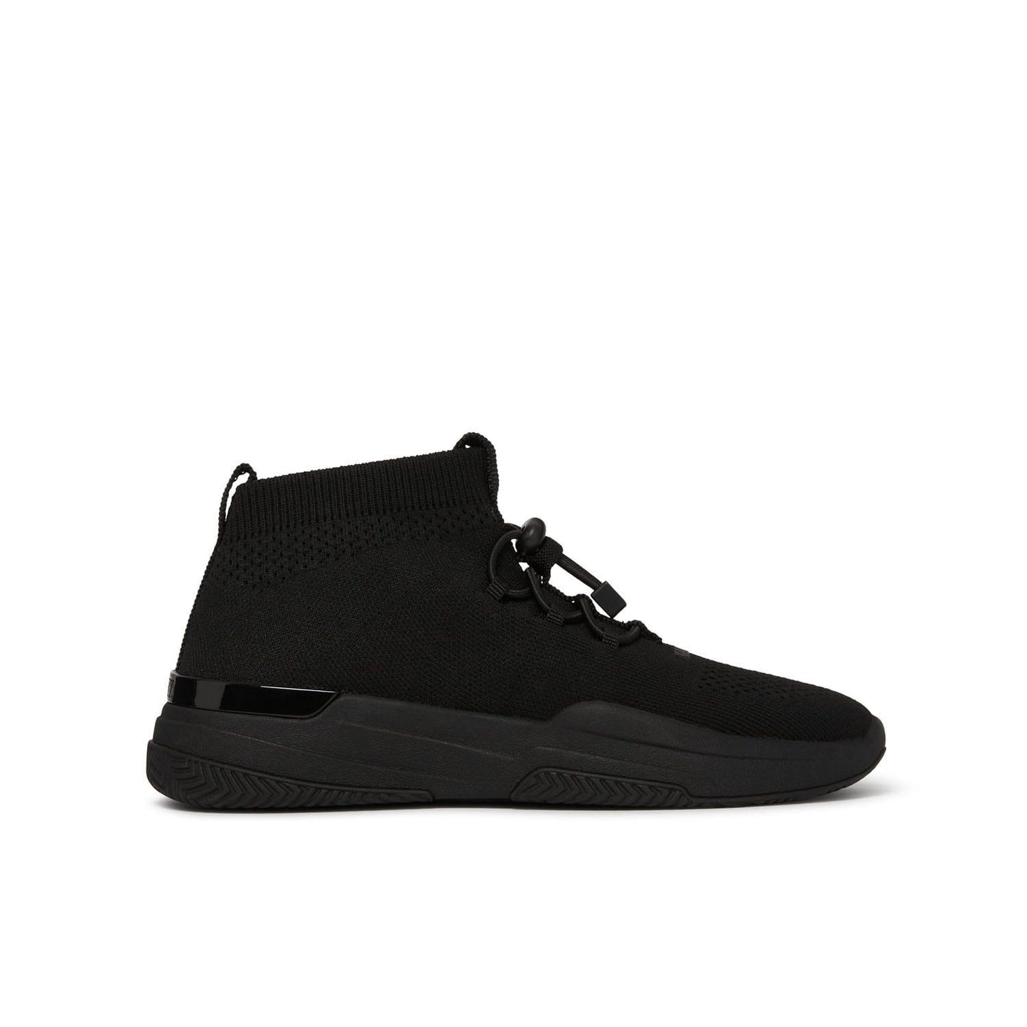 Black - Front - Mallet Childrens-Kids Trainers