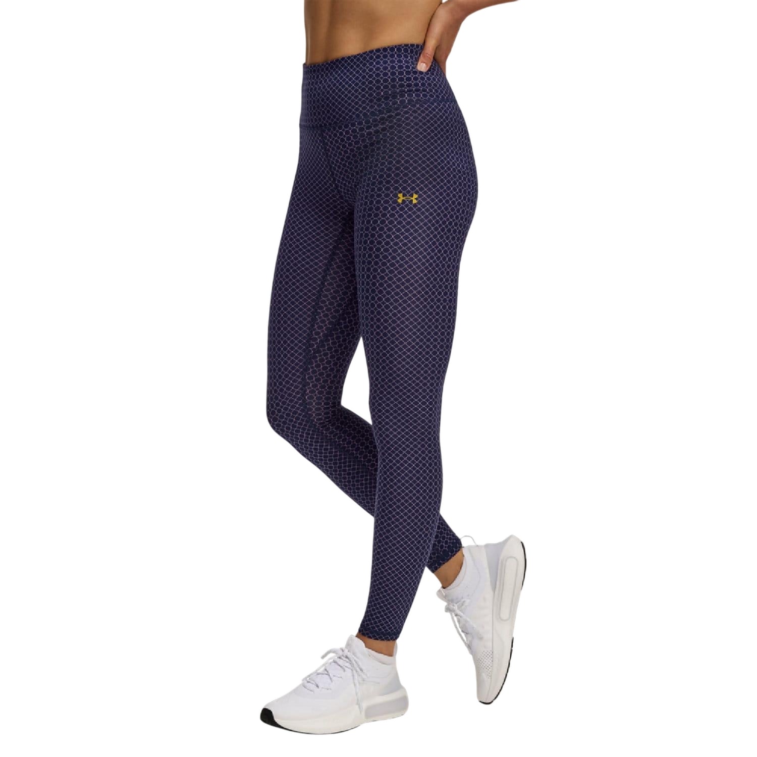 Blue - Front - Under Armour Womens-Ladies Motion Holiday Leggings