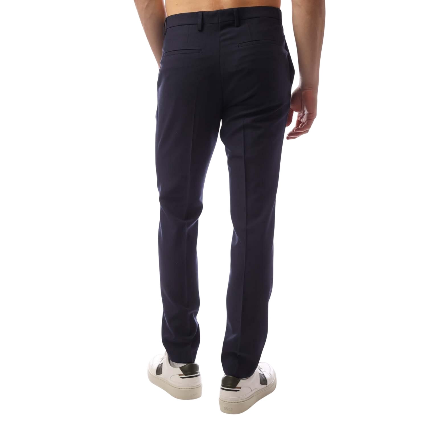 Dark Blue - Back - Hugo Mens Hesten Trousers