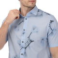 Sky - Side - Ted Baker Mens Lousho Large Floral Shirt
