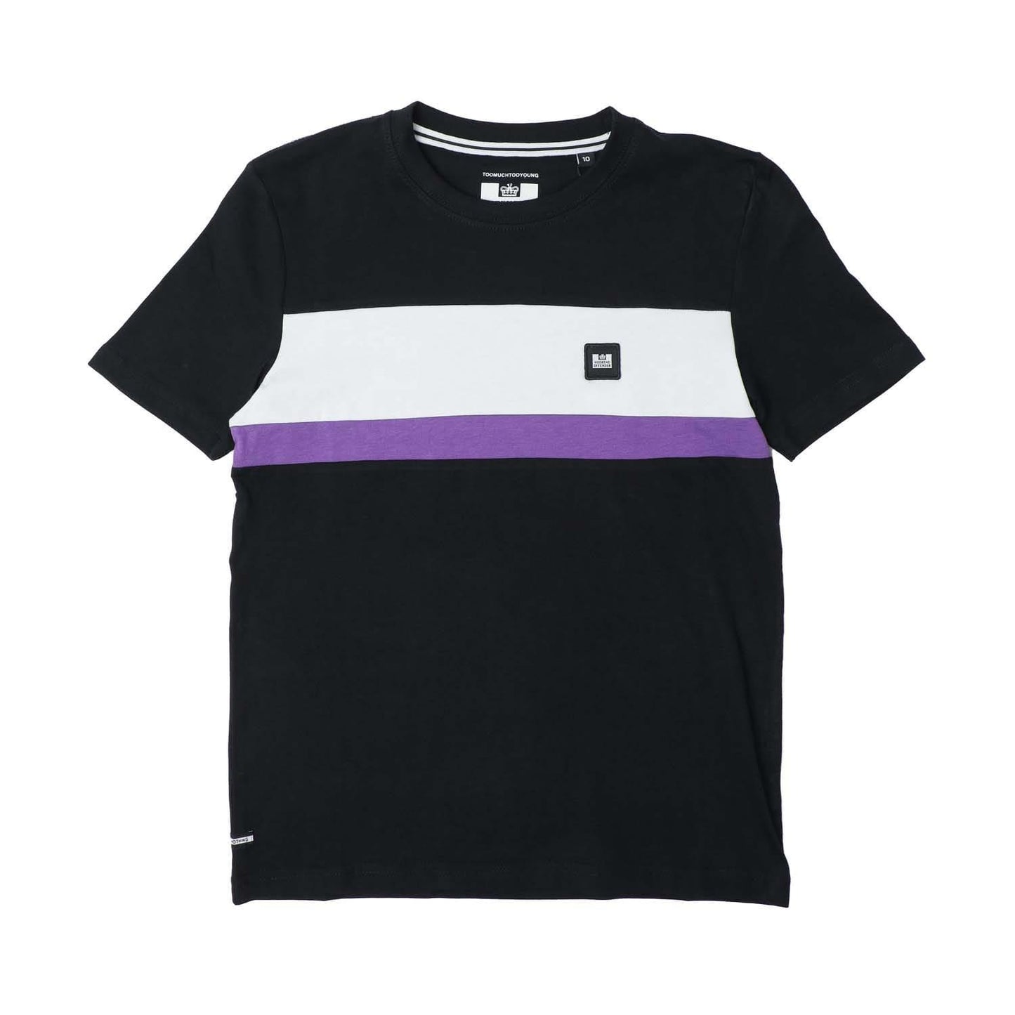 Black - Front - Weekend Offender Childrens-Kids Crossword T-Shirt