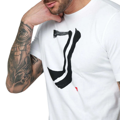 White - Side - Adidas Mens 2022-23 Chinese Story Juventus FC T-Shirt