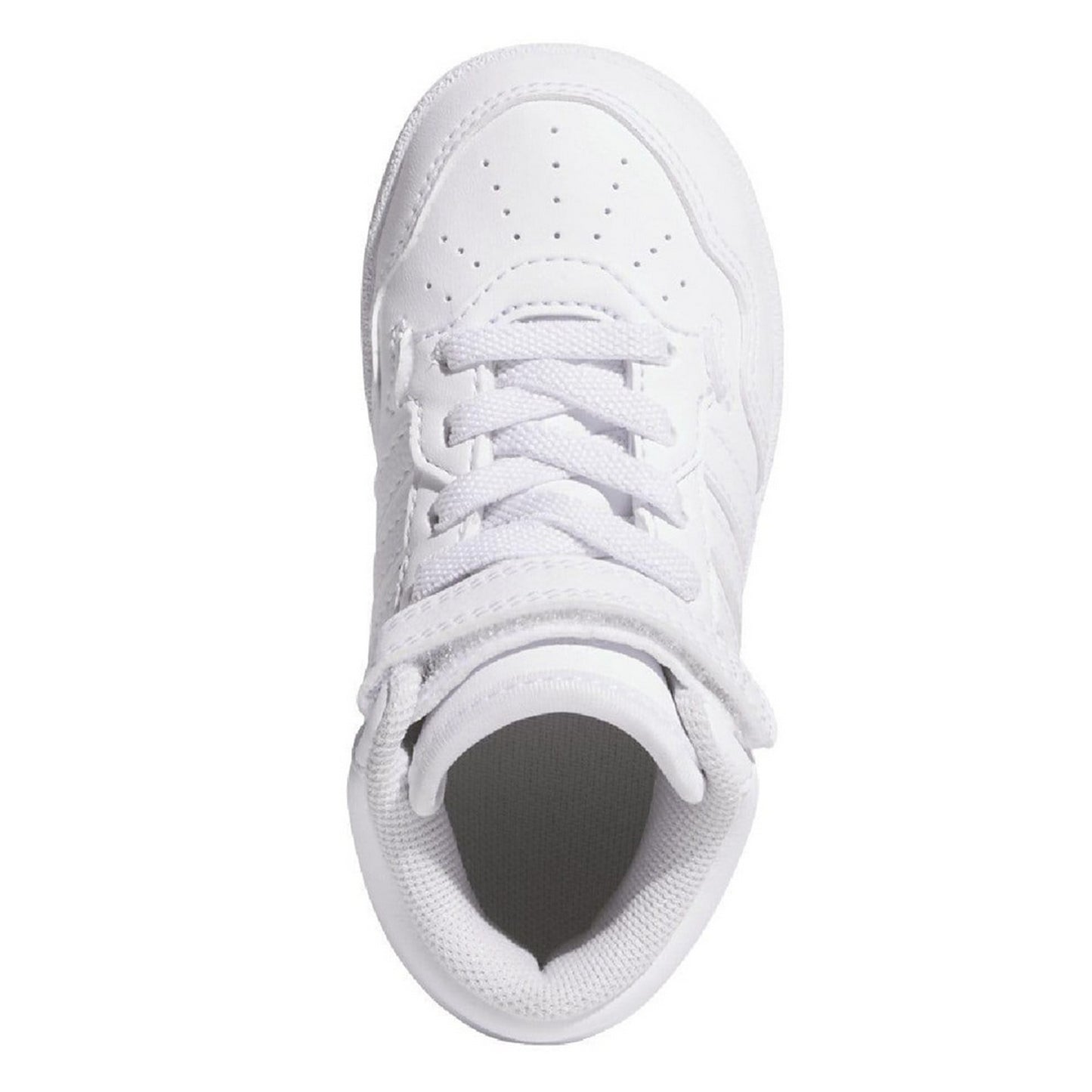 White - Lifestyle - Adidas Baby Hoops 4.0 Mid Cut Trainers