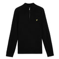 Black - Front - Lyle & Scott Mens Ribbed Jumper