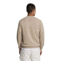 Brown - Back - Lyle & Scott Mens Lambswool Round Neck Jumper