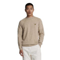 Brown - Lifestyle - Lyle & Scott Mens Lambswool Round Neck Jumper