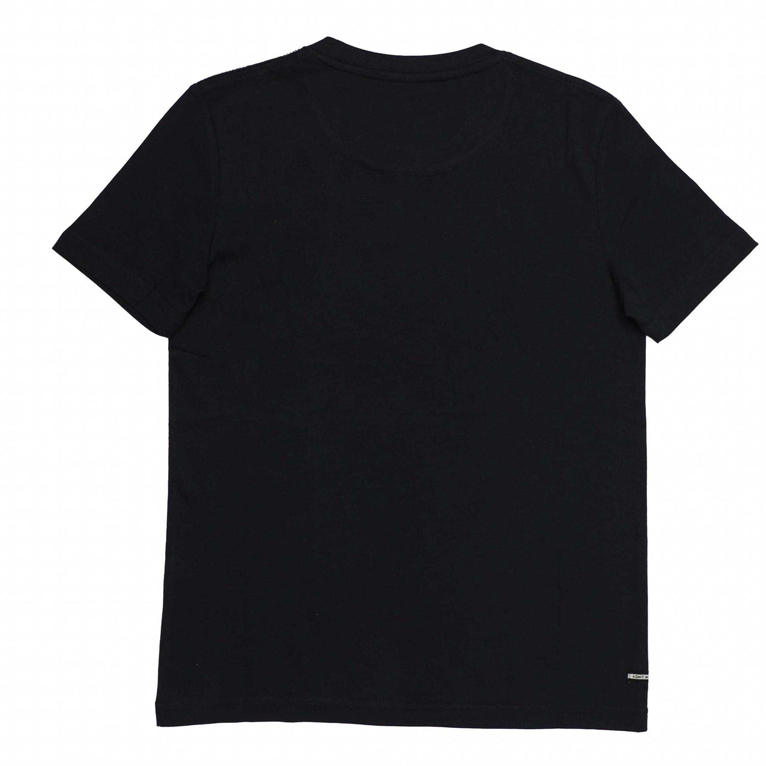 Navy - Back - Weekend Offender Childrens-Kids Trainer Spotting T-Shirt