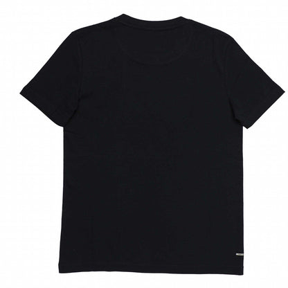 Navy - Back - Weekend Offender Childrens-Kids Trainer Spotting T-Shirt