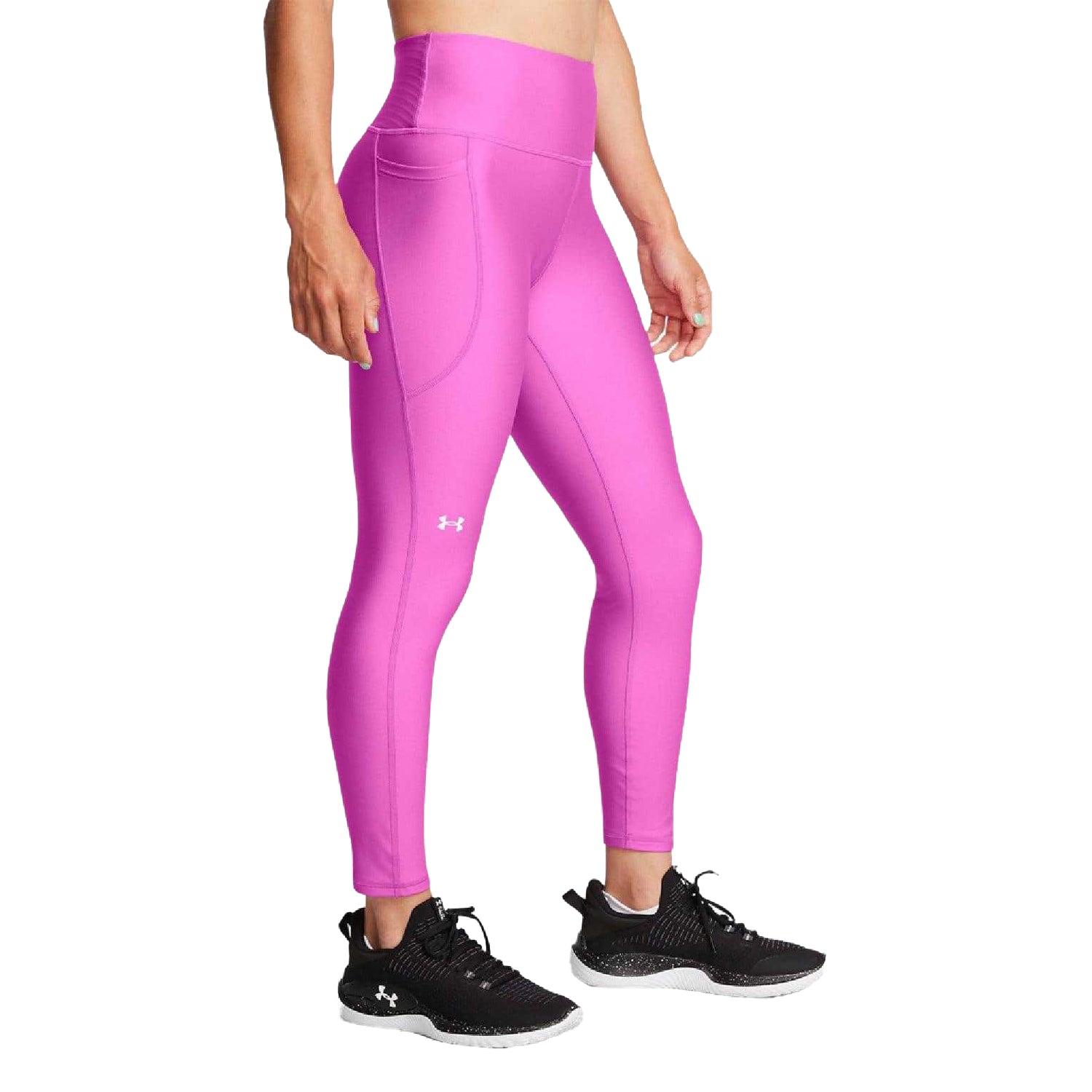 Pink - Lifestyle - Under Armour Womens-Ladies Ankle Length High Rise Leggings