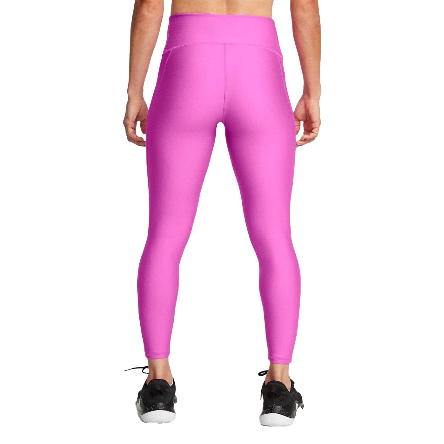 Pink - Pack Shot - Under Armour Womens-Ladies Ankle Length High Rise Leggings
