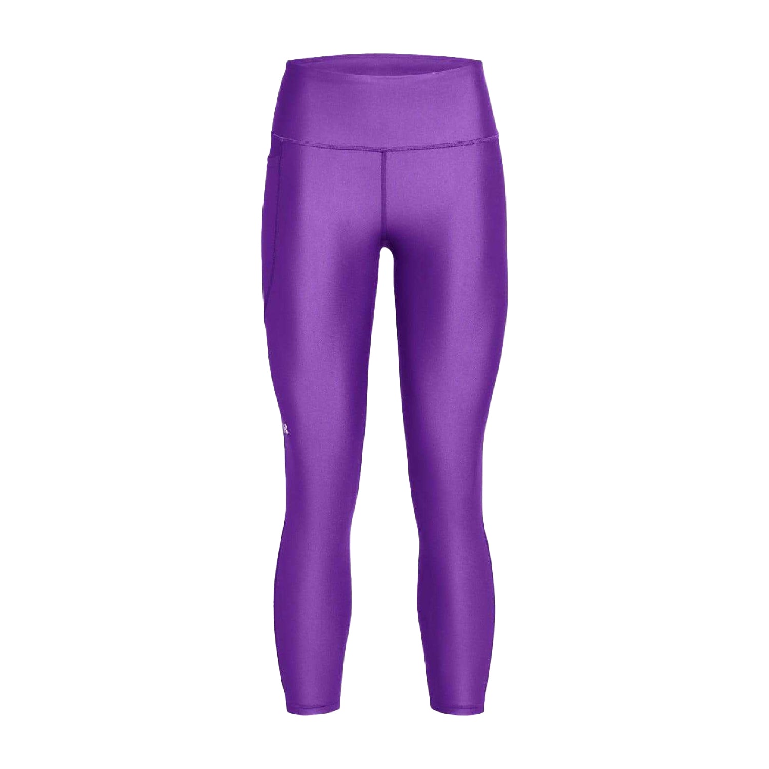 Purple - Front - Under Armour Womens-Ladies Ankle Length High Rise Leggings