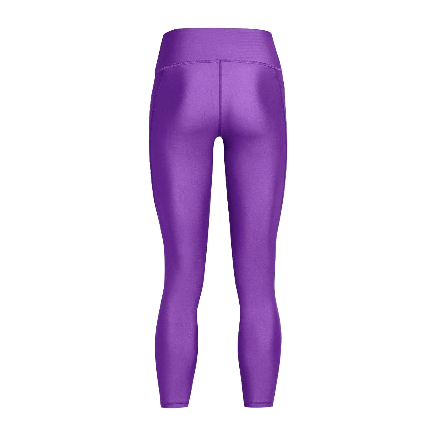 Purple - Back - Under Armour Womens-Ladies Ankle Length High Rise Leggings