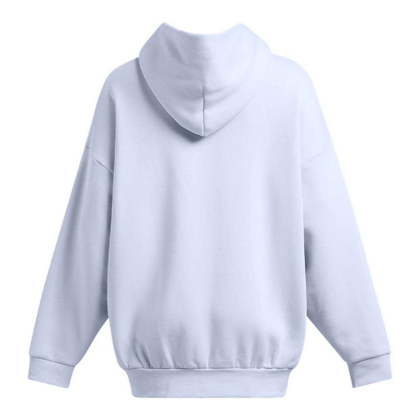 Blue - Back - Under Armour Womens-Ladies Ultra Icons Fleece Oversized Hoodie