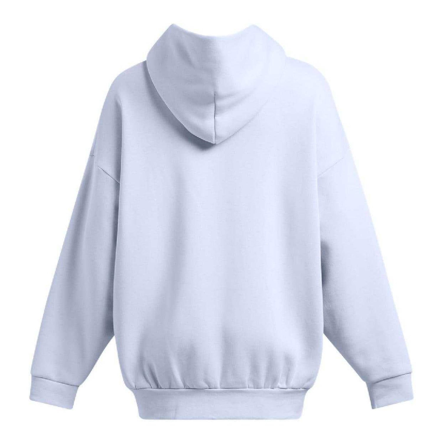 Blue - Back - Under Armour Womens-Ladies Ultra Icons Fleece Oversized Hoodie